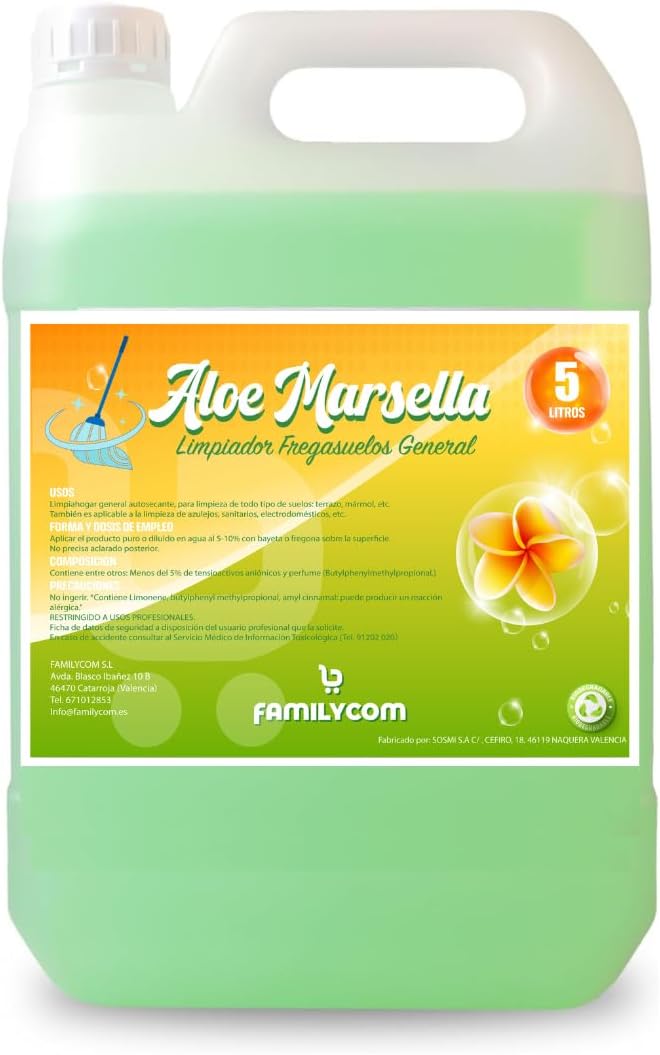 Fregasuelos Familycom Aloe Marsella 5L