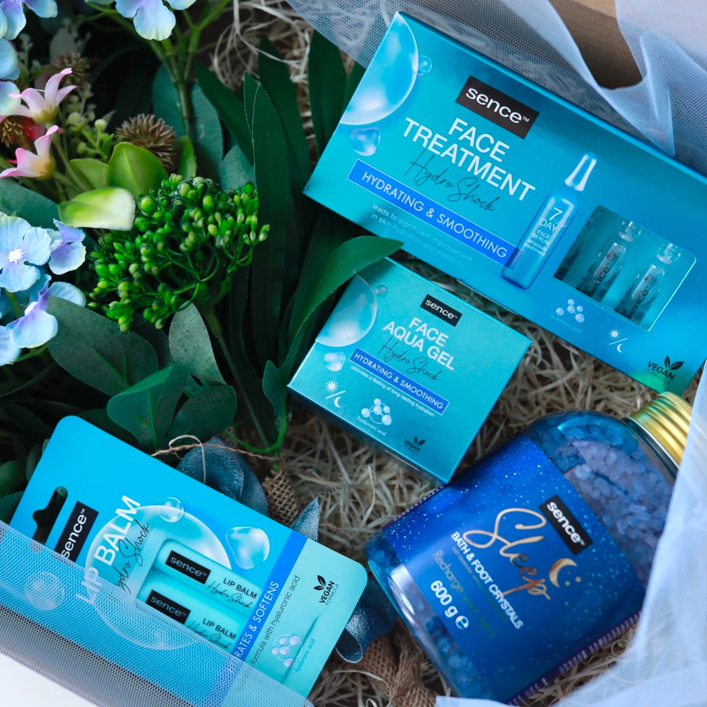 Caja Regalo con Ramo Familycom AZUL