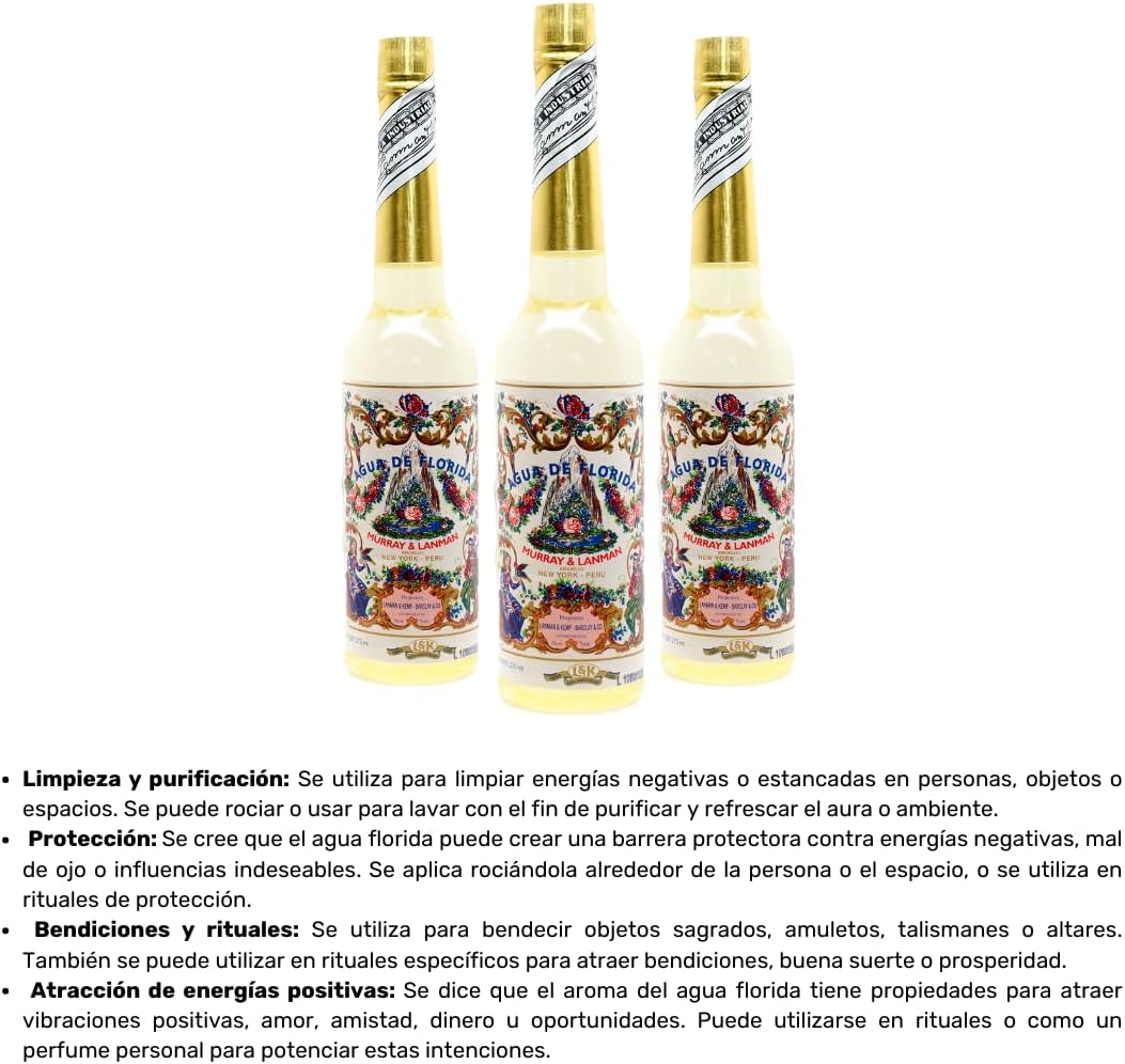 Agua florida 270ml PACK 5 unidades