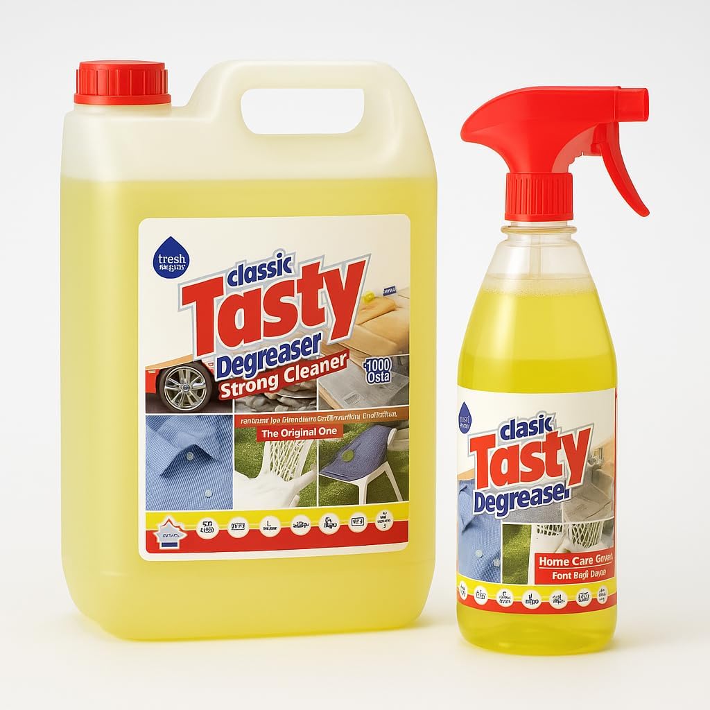 Pack Desengrasante Tasty con trapo microfibra