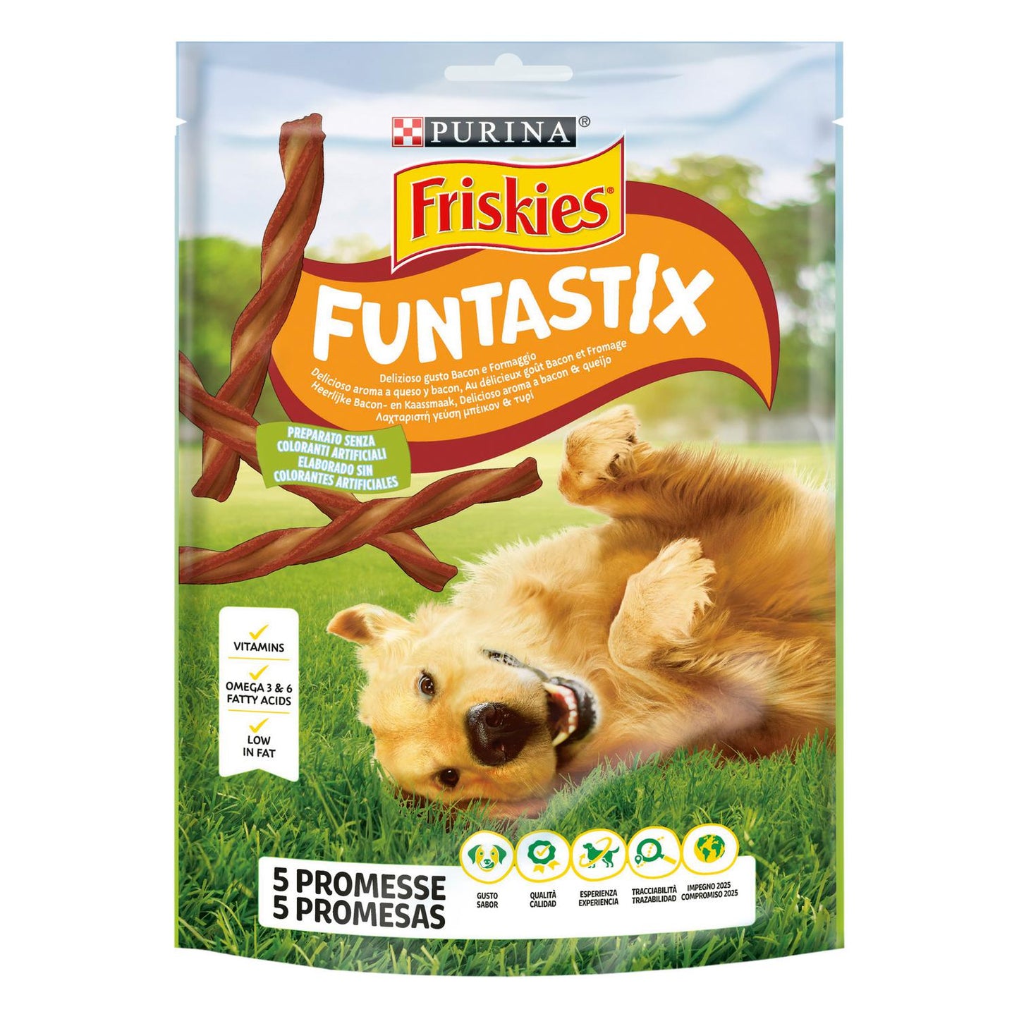 Caja Gourmet para Perros Navidad – Cesta de Regalo Friskies con Snacks Naturales, Golosinas Premium y Juguetes – Pienso y Chuches para Mascotas