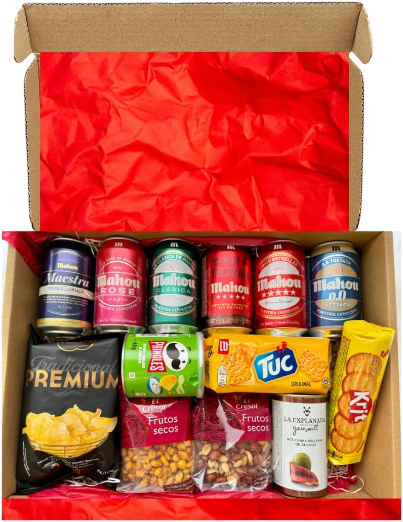 Cesta Regalo Cerveza Mahou