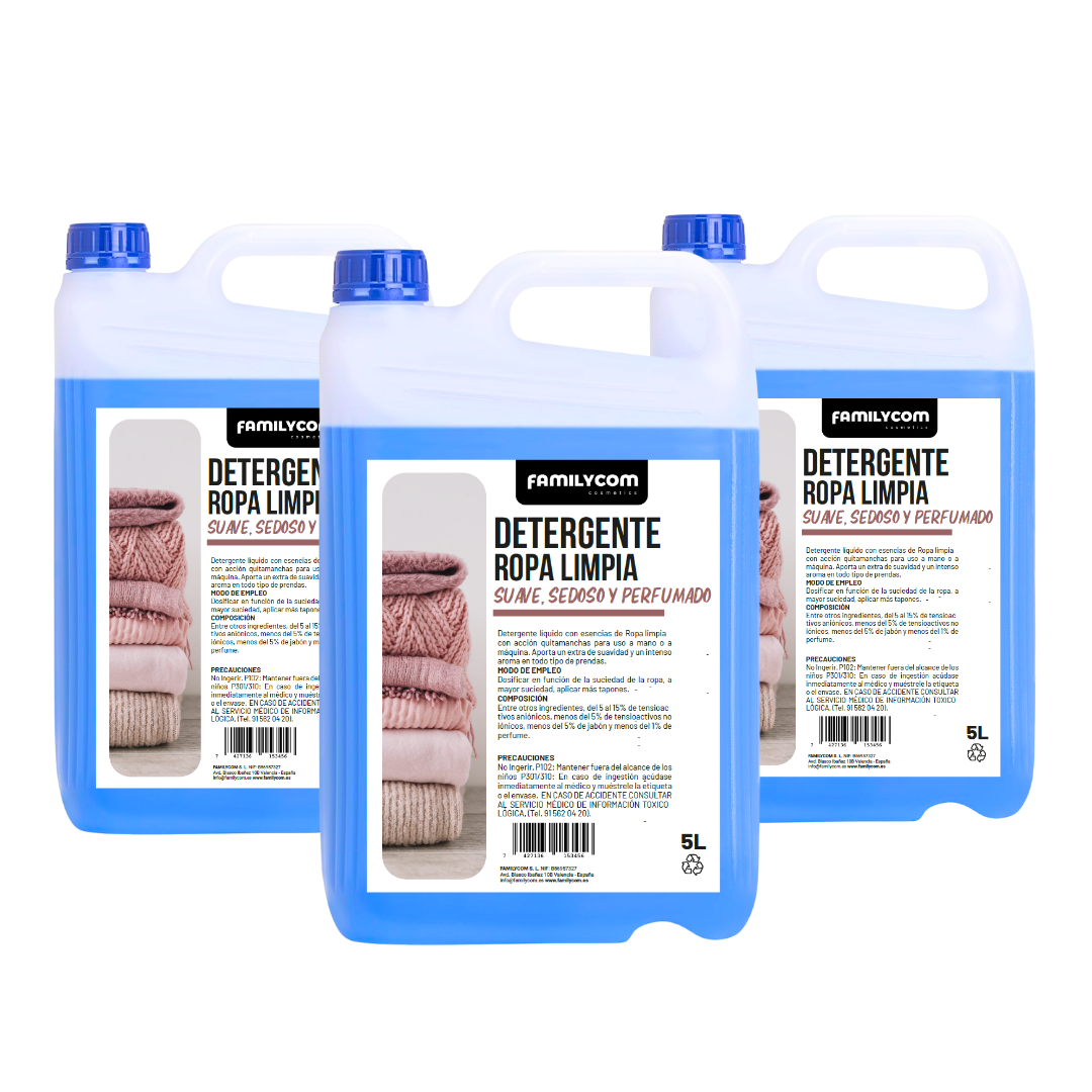 Detergente Ropa Limpia Familycom 5L