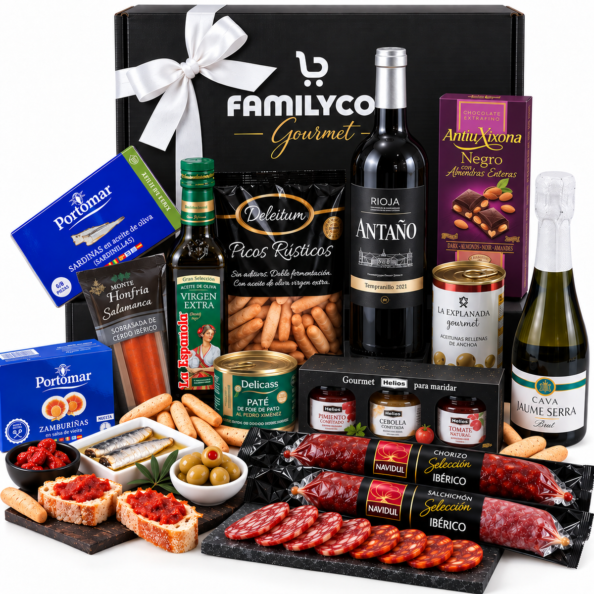 Cesta gourmet Familycom