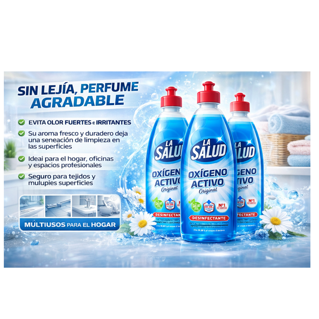 Pack Oxigeno activo La salud 6 Unidades