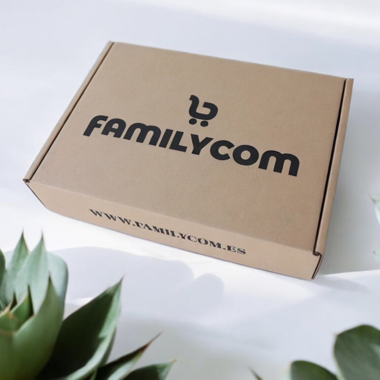 Caja Regalo con Ramo Familycom NARANJA