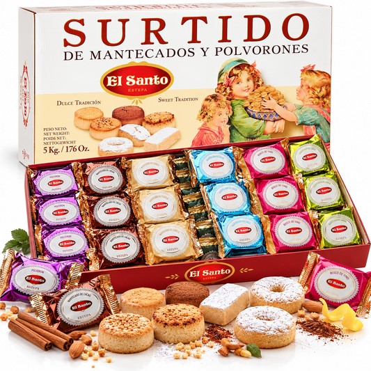 Mantecados y polvorones El Santo 5kg