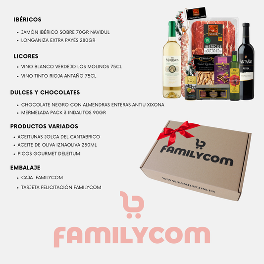 Cesta de Navidad Gourmet con longaniza payés