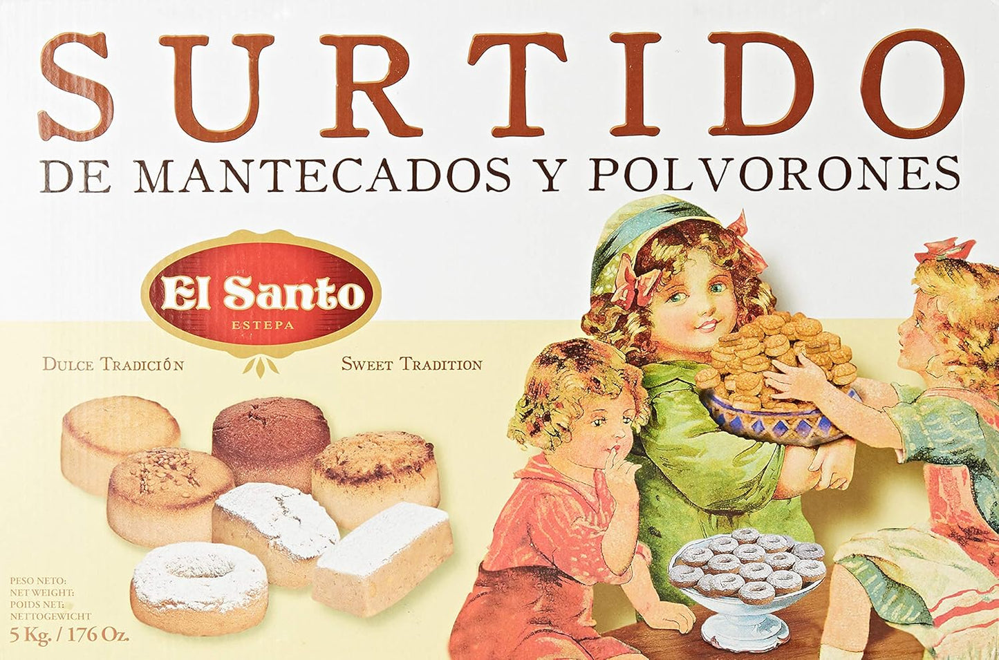 Surtido de Mantecados y Polvorones El Santo 5Kg